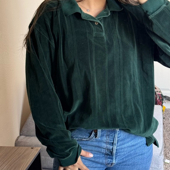 Towncraft Other - ✨5/$25 item! VINTAGE TOWNCRAFT VELOUR Collared Shirt